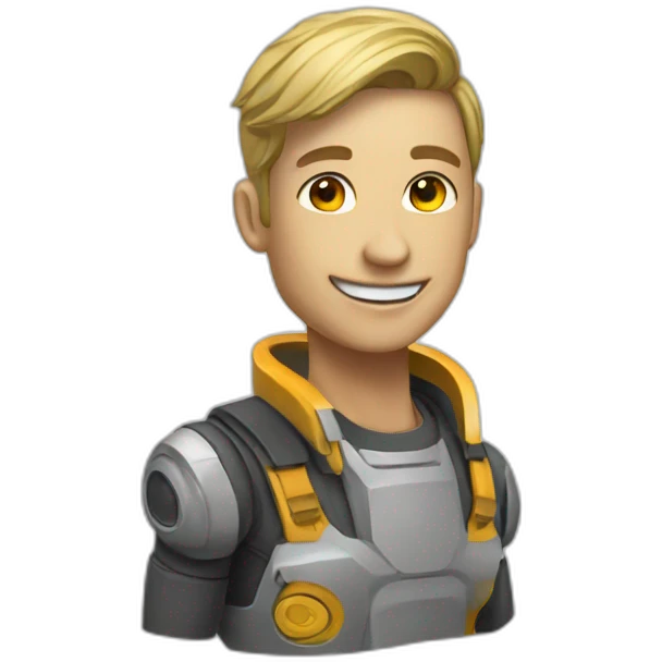 a virtual human trading bot wink emoji