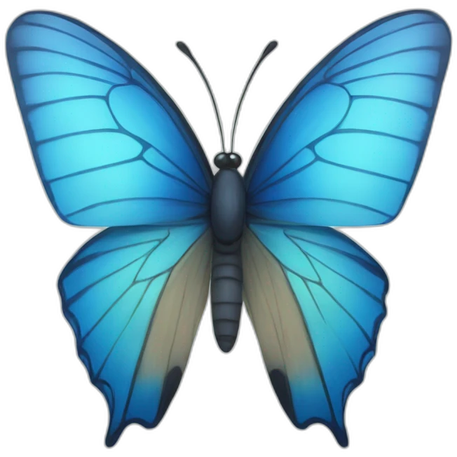 Blue butterfly  emoji