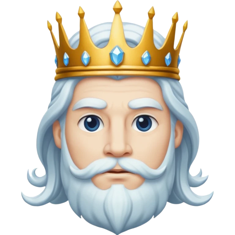 Snow king  emoji