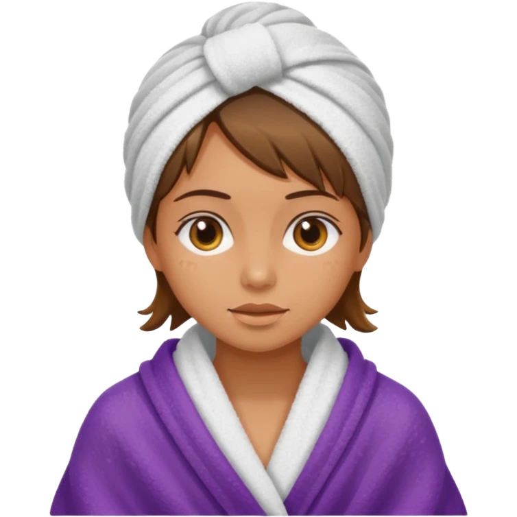 Chica saliendo de la ducha  emoji