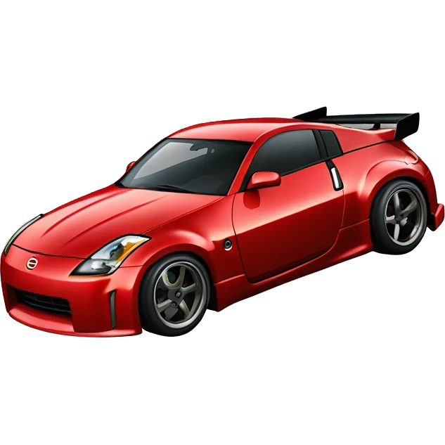 Nissan 350z dragster red  emoji