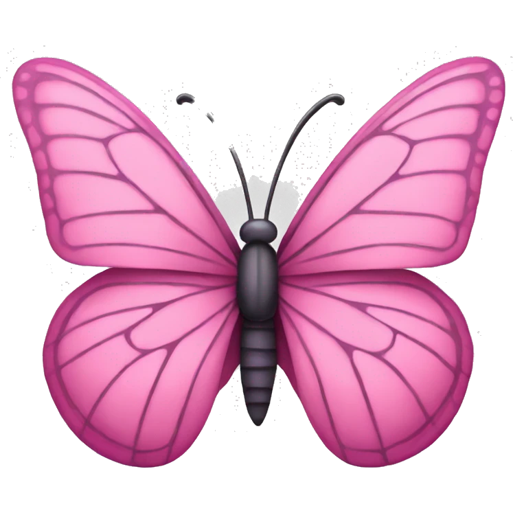 pink butterfly  emoji