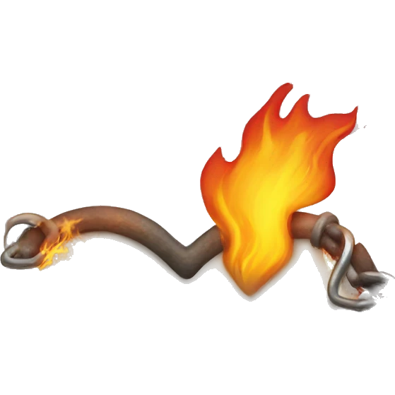heart on fire and locked emoji
