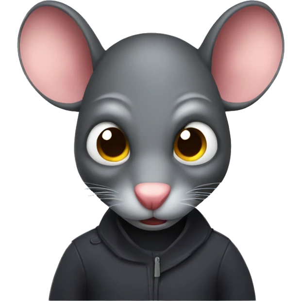 Evil rat emoji