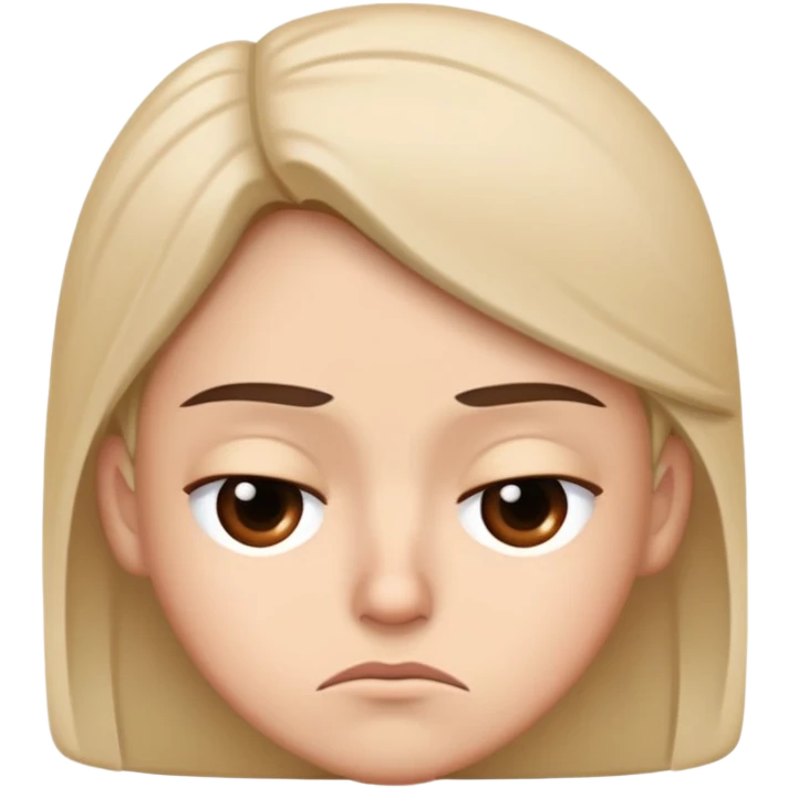 Annoyed side eye emoji
