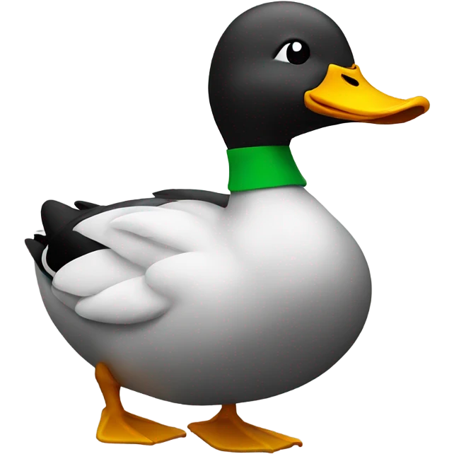 Duck with smoke emoji