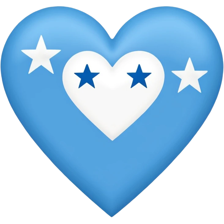 Heart flag micronesia emoji