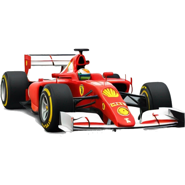 Ferrari formula one car emoji