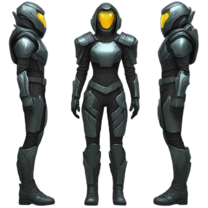 futuristic Technomancer pants armored emoji