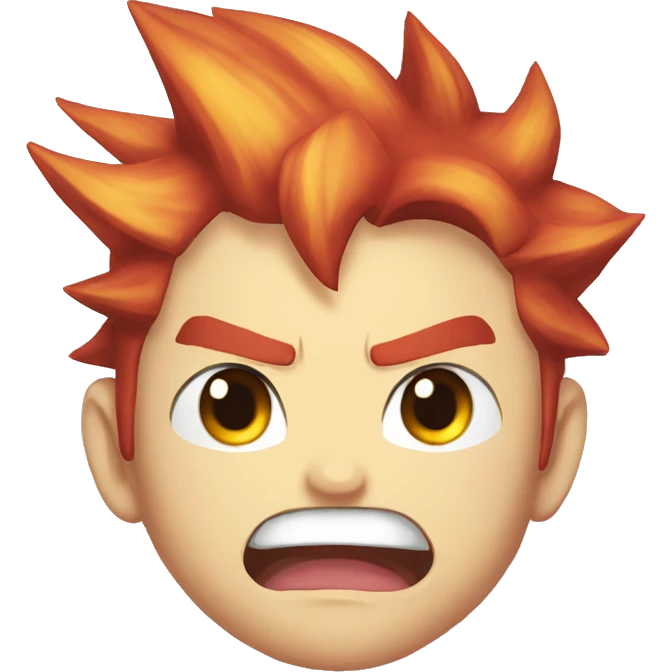 Natsu angry emoji