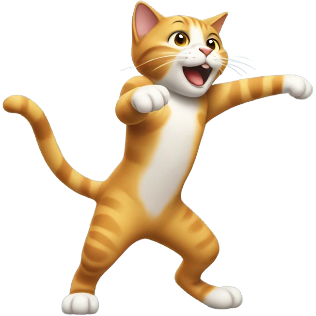 Cat dancing emoji
