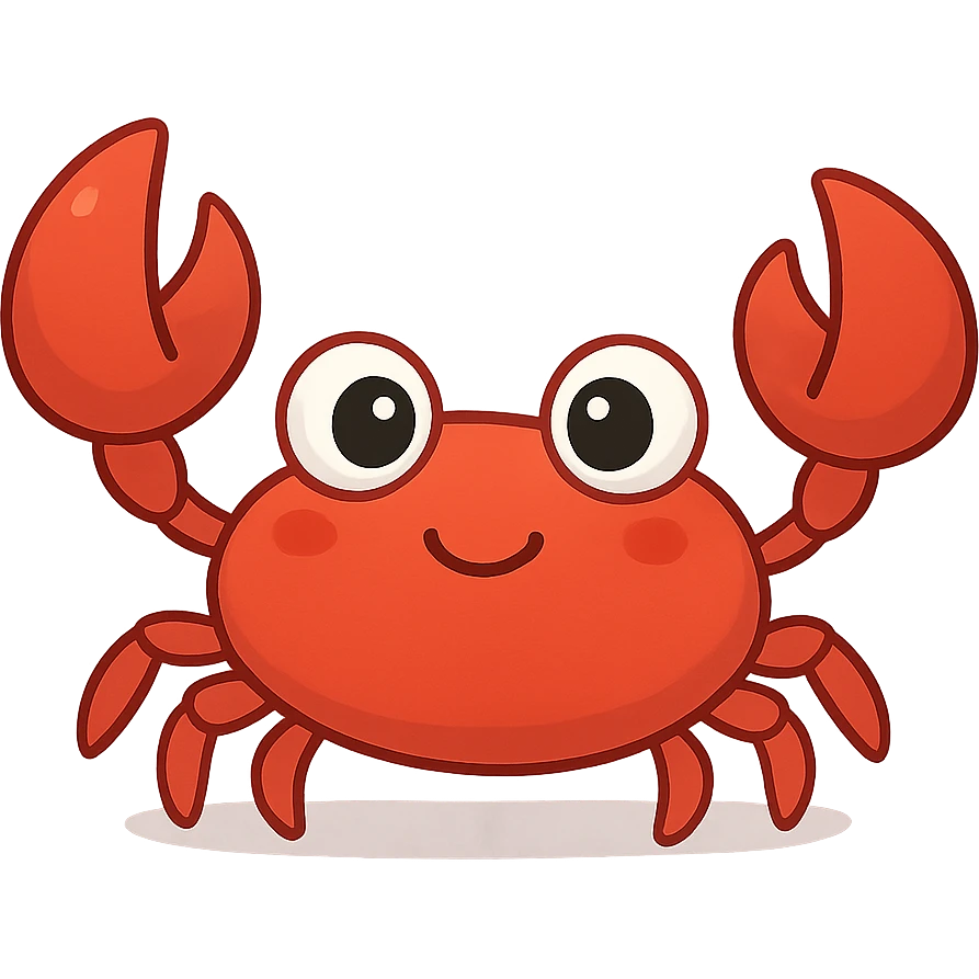 cute young crab, variation 2 emoji