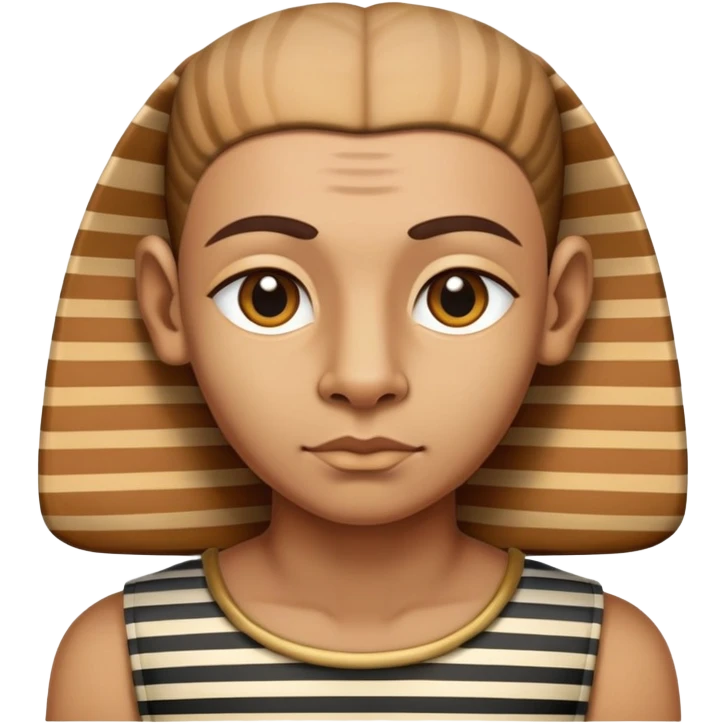 Сфинкс в полосатой рубашке emoji