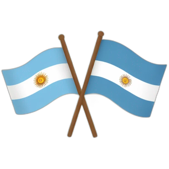 argentina and Portuguese flag emoji
