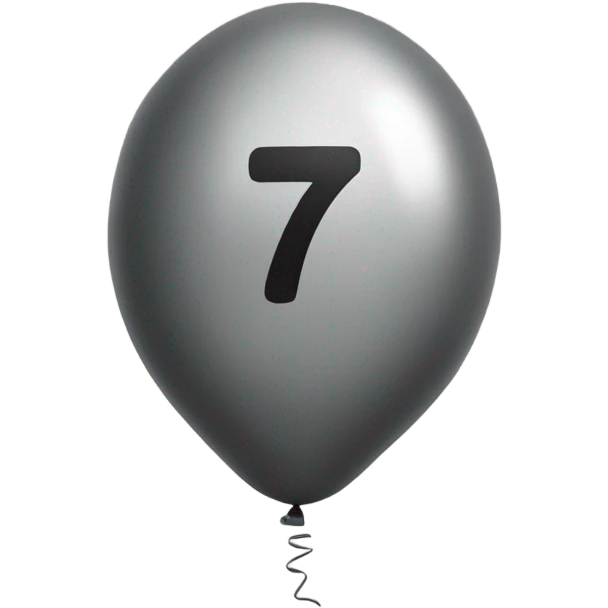 balloon-shaped-like-number-7 emoji