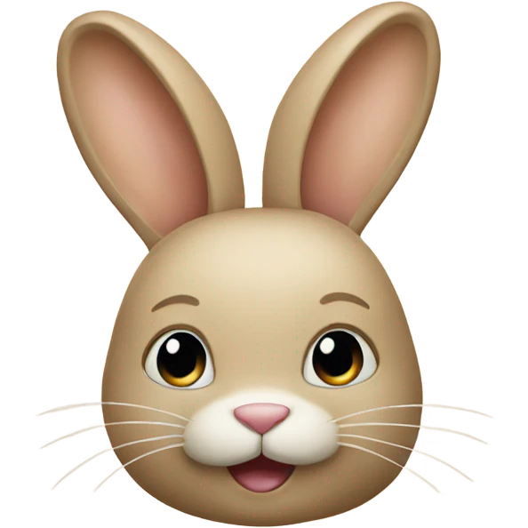 Beige Bunny  emoji
