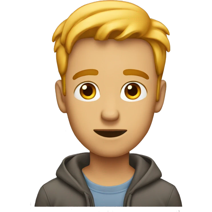 A guy who doesn't understand what's going on emoji