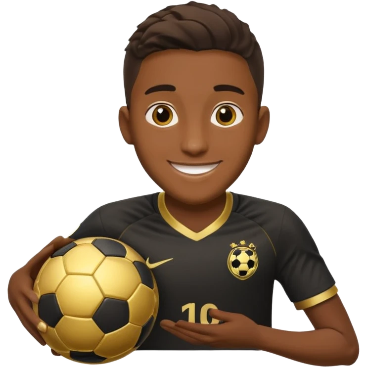Hakimi avec un ballon d'or  emoji