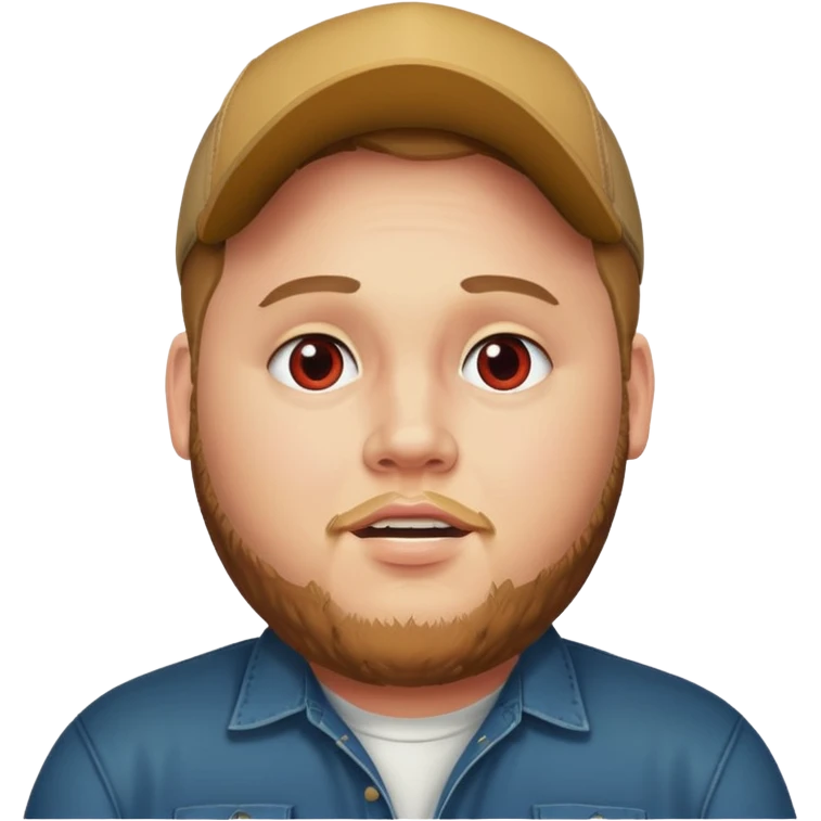 luke combs with heart eyes emoji