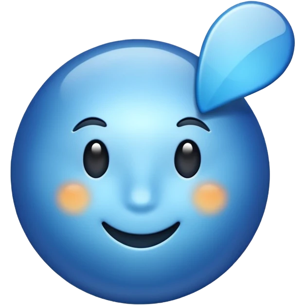 Create a verify tick Blue colour emoji