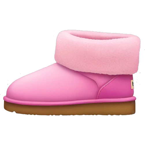 pink UGG slippers  emoji