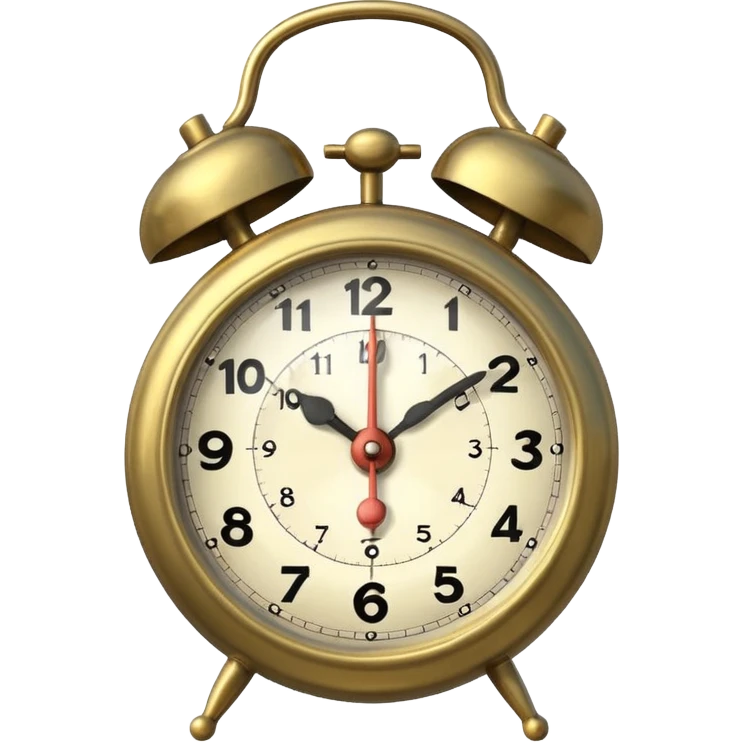 старый будильник emoji