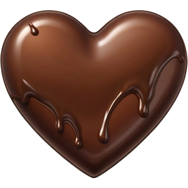 Chocolate love emoji