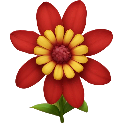 jengibre rojo flower emoji