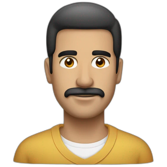 maduro pelo corto con canas emoji