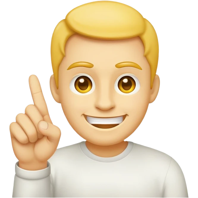 classic yellow face with a mischievous grin holding up the middle finger emoji