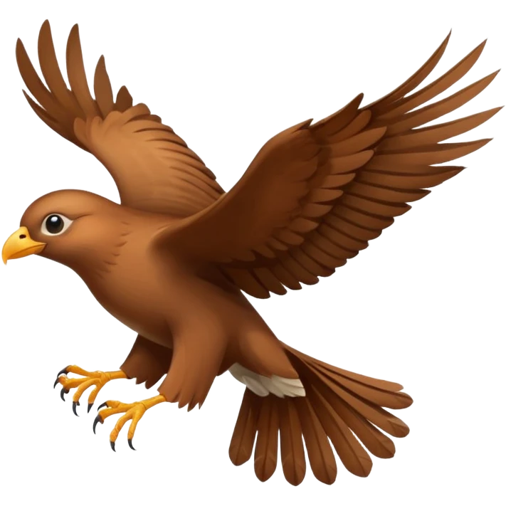 Bird in flight emoji