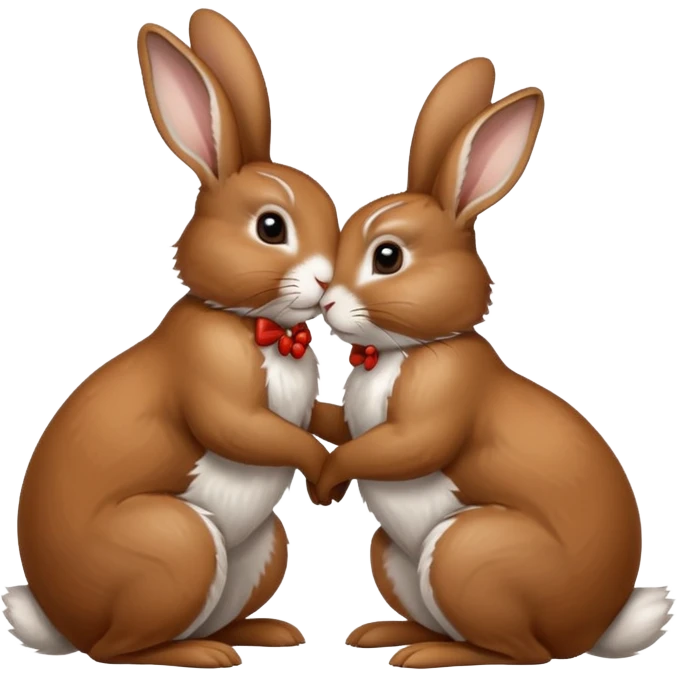 2 rabbits humping emoji