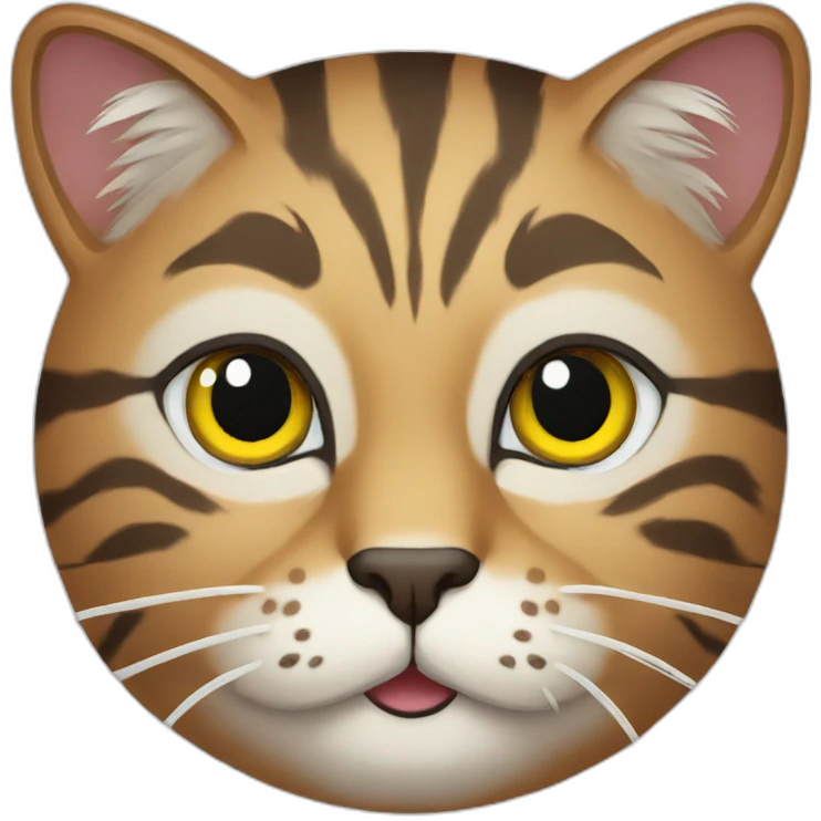 Cat wild emoji