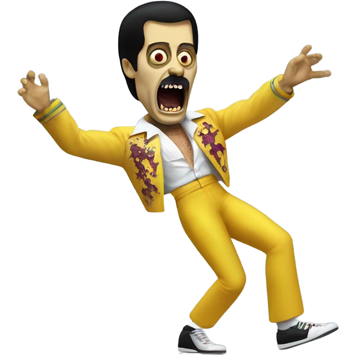 freddie mercury zombie dancing emoji