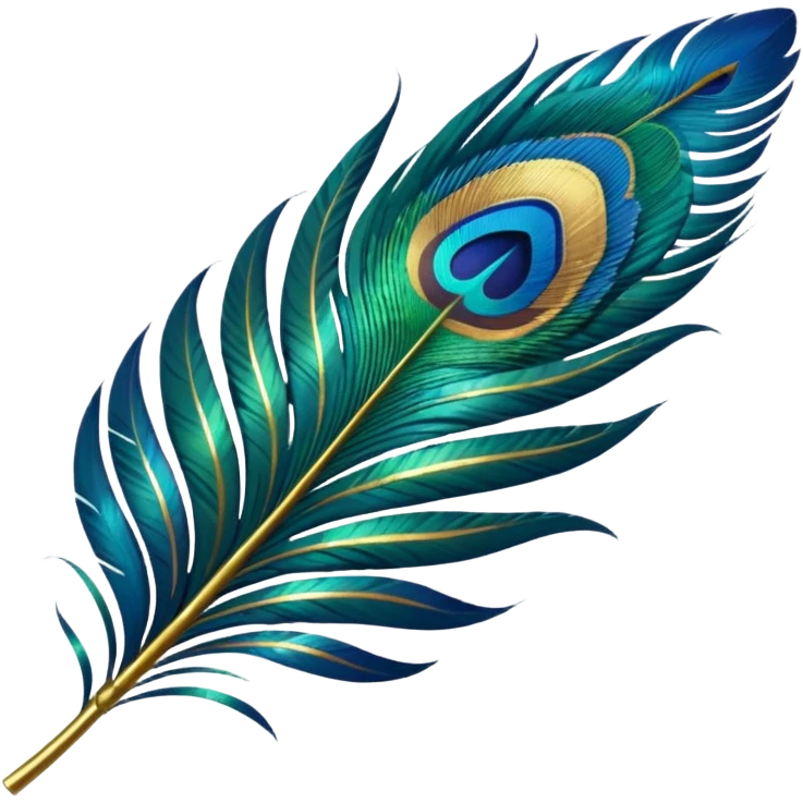 Peacock feather  emoji