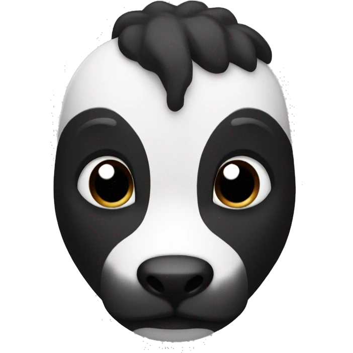 Black and White podloo emoji