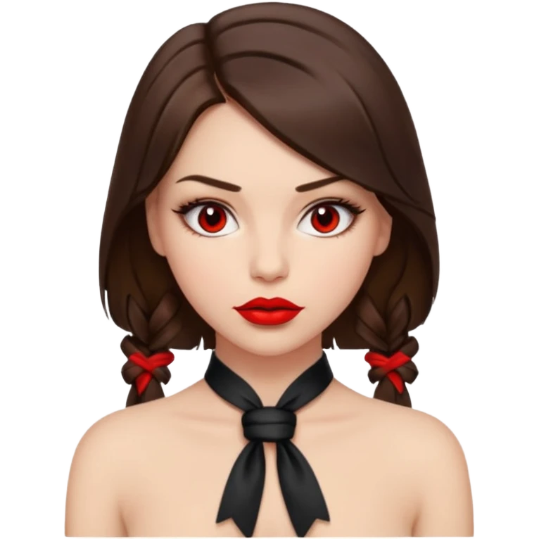 Sexy girl being tied up emoji