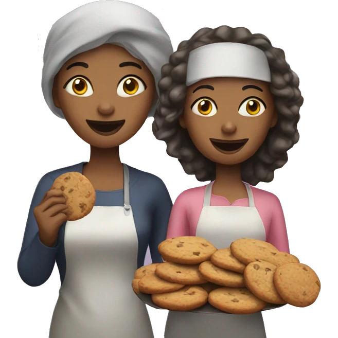 3 Woman with Cookies emoji