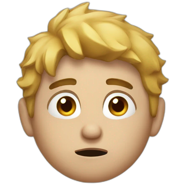 bored man emoji