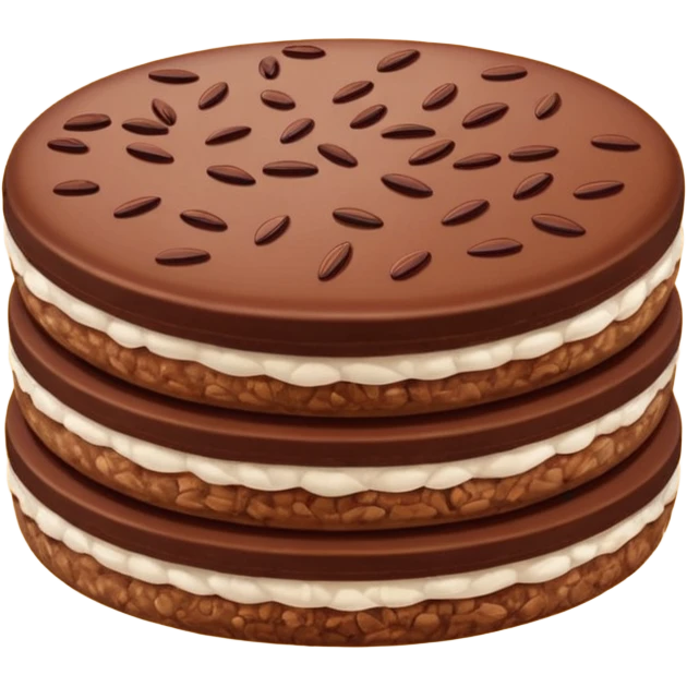 Quaker Chocolate Rice Cakes without the top emoji