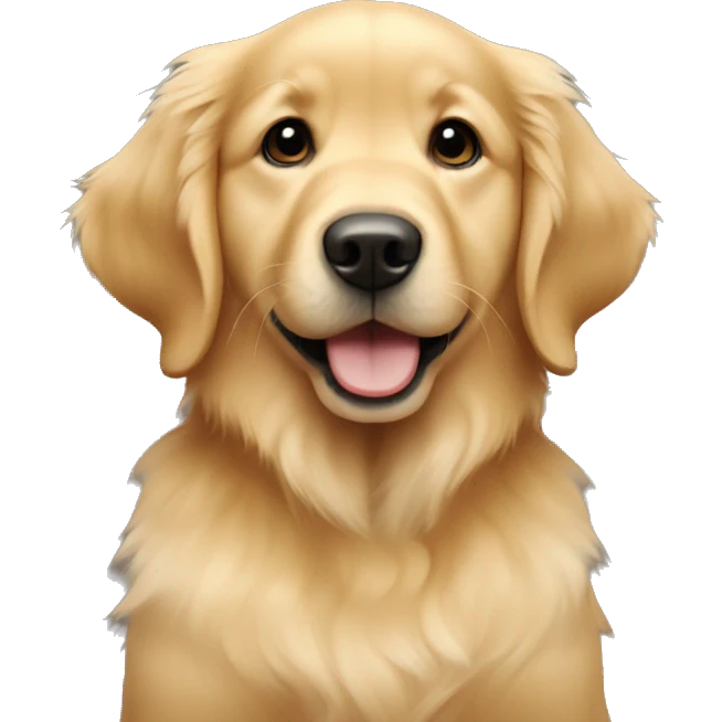 Golden Retriever Baby Doug  emoji