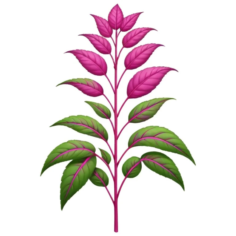 amaranth plant emoji