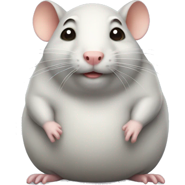 Really fat rat emoji