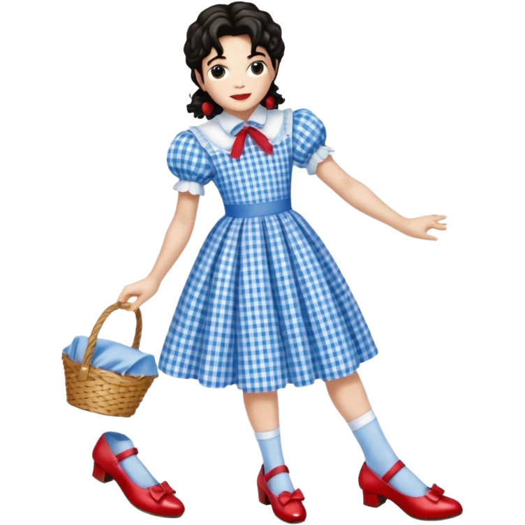 Michel Jackson as Dorothy from the wizard of oz emoji