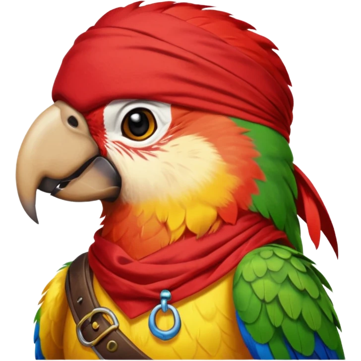 pirate and parrot emoji