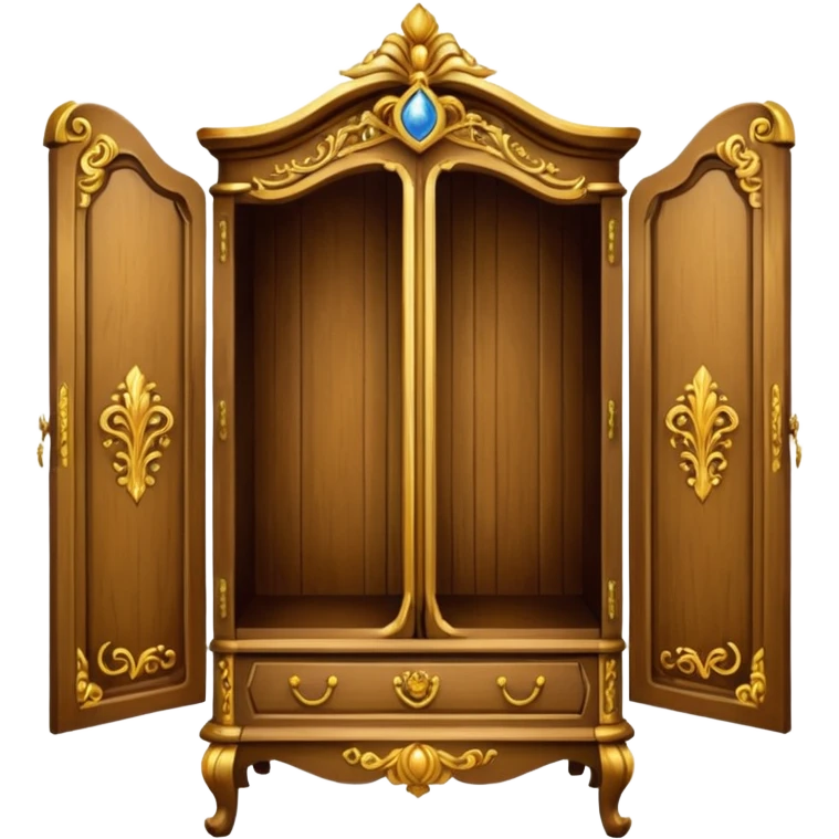 the lady who was turned into a wardrobe by magic, a character from the fairy tale Beauty and the Beast emoji
