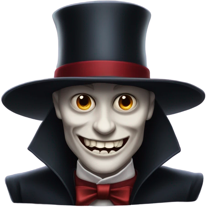 Vampire wearing a hat emoji