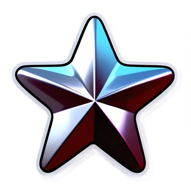 Silver star emoji