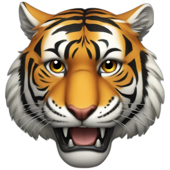 tiger eat eagle emoji
