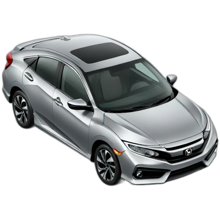 silver honda civic emoji